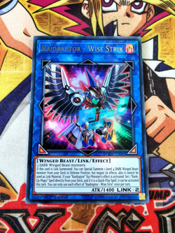 Raidraptor - Wise Strix duov-en005 1st Edition (NM+) Ultra Rare Yu-Gi-Oh! - Image 1