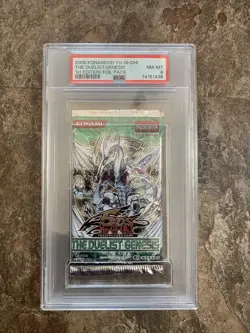 PSA 8, Sealed - The Duelist Genesis 1st Edition Sealed Booster 2008 TDGS YuGiOh - Image 1