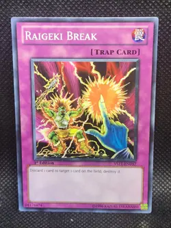 Yugioh Raigeki Break YS11-EN037 1st Edition NM Condition - Image 1