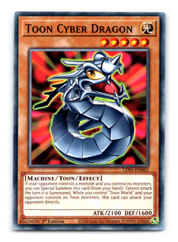 Toon Cyber Dragon - LDS1-EN062 - Common - 1st Edition - Yugioh - Image 1
