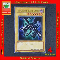 Rotaugiger schwarzer Drache - Ultra Rare - YuGiOh! Karte TCG SDJ-G001 /P1 - Image 1