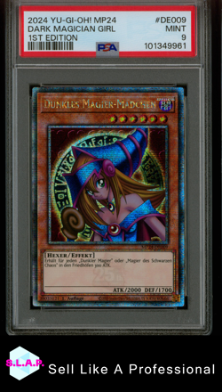 DARK MAGICIAN GIRL 1ST ED YU-GI-OH MP24-25TH ANN DUELING MIRROR 2024 DE009 PSA 9 - Image 1
