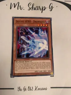 DESTINY HERO - DRAWHAND - 1st EDITION DANE-EN009 ENGLISH Yu-Gi-Oh! CARD COMMON - Image 4