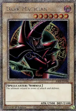 Yu-Gi-Oh! Dark Magician Arkana Alternative Art RA04-EN106 Platinum Secret Rare - Image 1
