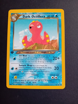 Pokemon Cards: 1st Edition Neo Destiny Common: Dark Octillery 62/105 - Image 1