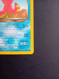 Pokemon Cards: 1st Edition Neo Destiny Common: Dark Octillery 62/105 - Image 5