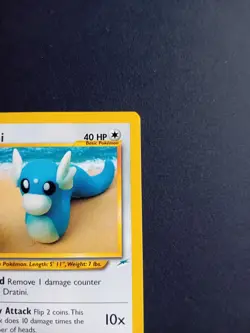 Pokemon Card: Neo Destiny 1st Edition Common: Dratini 63/105 - Image 4