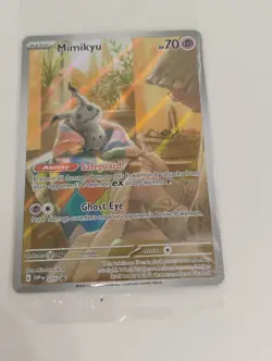 Pokemon Sealed Mimikyu/N's Zorua/Snom Snowflake/Hop's Dubwool Promo Holo Cards - Image 2
