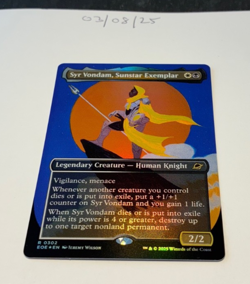 Magic the Gathering MTG Syr Vondam, Sunstar Exemplar Rare B'less FOIL Card NM/M - Image 1
