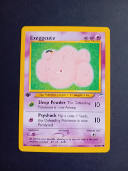 Pokemon Cards: 1st Edition Neo Destiny Common: Exeggcute 64/105 - Image 1