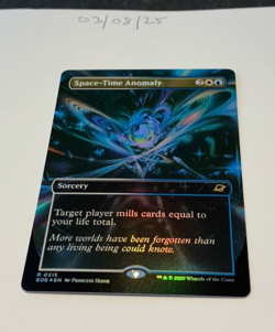 Magic the Gathering MTG Space-Time Anomaly x1 Rare Borderless FOIL Card NM/M - Image 1