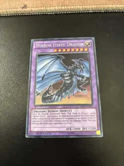 Mirror Force Dragon DRL2-EN005 Secret Rare 1st Edition Yugioh Card Mint - Image 1