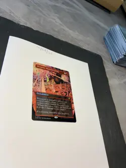 Magic the Gathering MTG Weapons Manufacturing x1 Rare Borderless FOIL Card NM/M - Image 2