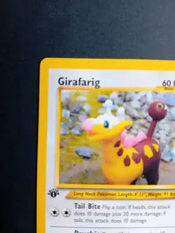 Pokemon Card: Neo Destiny 1st Edition Common Girafarig 66/105 - Image 3