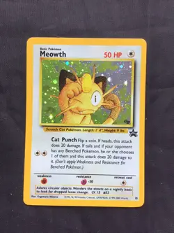 Pokemon Cards: Wizards Black Star Promo: Meowth 10 - Image 1