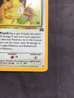 Pokemon Cards: Wizards Black Star Promo: Meowth 10 - Image 5