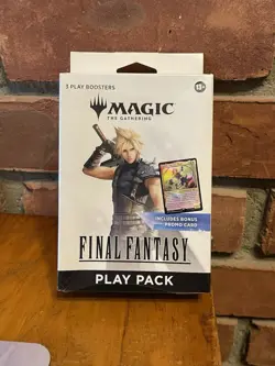 Magic the Gathering MTG Final Fantasy 3 Sealed Play Packs and Promo Cards - Image 1