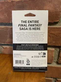 Magic the Gathering MTG Final Fantasy 3 Sealed Play Packs and Promo Cards - Image 2