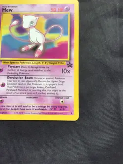 Pokemon Cards: Wizards Black Star Promo: Mew 8 - Image 4