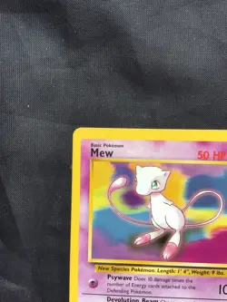 Pokemon Cards: Wizards Black Star Promo: Mew 8 - Image 2