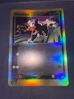 Pokemon TCG Vintage 2003 Houndour 59/97 Reverse Holo Card - EX Dragon Set NM/LP - Image 1