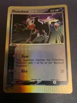 Pokemon TCG Vintage 2003 Houndour 59/97 Reverse Holo Card - EX Dragon Set NM/LP - Image 2