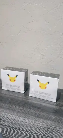 Pokemon Celebrations ETB lot of 2 (damaged boxes) (read desc) - Image 1