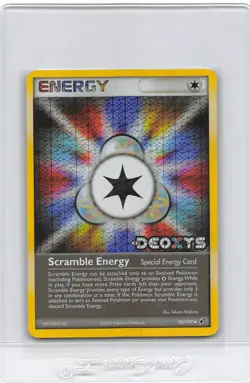 Scramble Energy 95/107 - STAMPED REVERSE HOLO - EX Deoxys - Pokemon Card NM/LP - Image 1