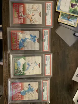 Vintage Pokemon Graded Card Lot. 4 1996 Bandai Cardass PSA Slabs - Image 1