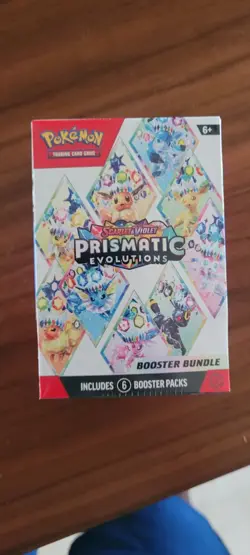 Pokemon TCG Prismatic Evolutions Sealed Booster Bundle (6 Packs) - Image 1