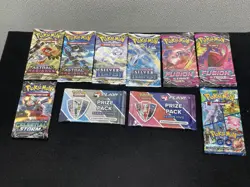 Pokemon TCG: Assorted Booster Packs - FST, ASR, PGO, SIT, CES, Lot of 10 - Image 1