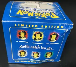 MEWTWO 1999 POKEMON 23K GOLD-PLATED CARD BALL BURGER KING NINTENDO - Image 3