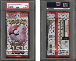 PSA 9 MINT 2023 Pokemon Japanese 151 Booster Pack - Mew - Image 3