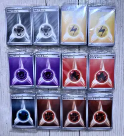 Sealed Pokemon Energy Card Lot - x12 NEW sealed Black & White ETB energy bricks - Image 1