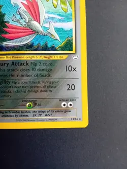 Pokemon Card: Neo Revelation 1st Edition Rare: Skarmory 23/64 - Image 5