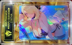CYNTHIA Pokemon Trainer Waifu Goddess CUSTOM CARD NM - Image 2