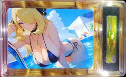 CYNTHIA Pokemon Trainer Waifu Goddess CUSTOM CARD NM - Image 5
