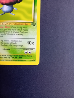 Pokemon Card: Jungle 1st Edition Rare: Vileplume 31/64 - Image 5