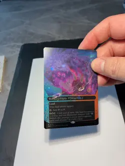 Magic the Gathering MTG Wandering Fumarole (135) GALAXY FOIL Card NM/M Stellar - Image 3