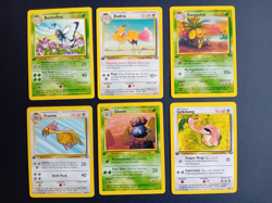 Pokemon Cards: Complete 1st Edition Jungle Uncommon and Common Set - Image 1