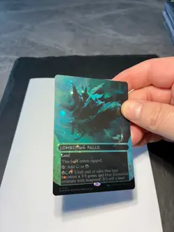 Magic the Gathering MTG Lumbering Falls (114) x1 GALAXY FOIL Card NM/M Stellar - Image 3