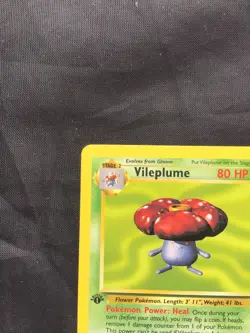 Pokemon Cards: 1st Edition Jungle Rare: Vileplume 31/64 - Image 2