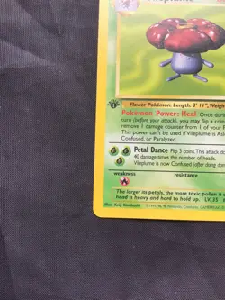 Pokemon Cards: 1st Edition Jungle Rare: Vileplume 31/64 - Image 5