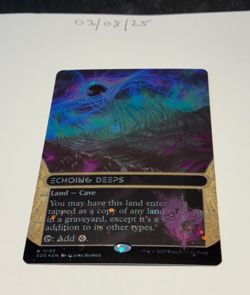 Magic the Gathering MTG Echoing Deeps (103) x1 GALAXY FOIL Card NM/M Stellar - Image 1