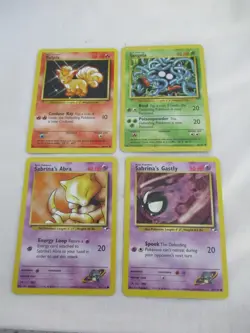 Vintage 90s Pokemon Cards - 4x 1st Edition Cards - Original - Image 1