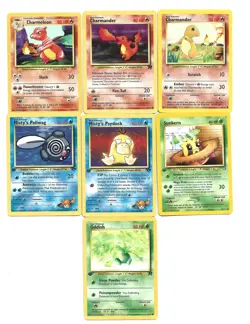 Pokemon Cards lot of 23 vintage cards from 1999 used 2 Holo and 21 regular cards - Image 3