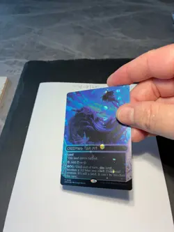 Magic the Gathering MTG Creeping Tar Pit (99) x1 GALAXY FOIL Card NM/M Stellar - Image 3