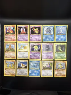 1999 1st Edition Pokemon (25 cards) French Base Set Lot UC/C Charmeleon Pidgey - Image 1