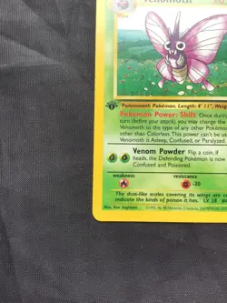 Pokemon Cards: 1st Edition Jungle Rare: Venomoth 29/64 - Image 5