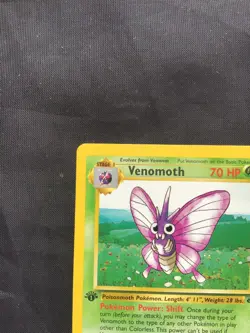 Pokemon Cards: 1st Edition Jungle Rare: Venomoth 29/64 - Image 2